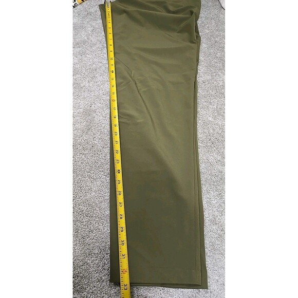Fabletics Don Trouser Slim Fit Golf Pants Pockets Utility Green Men's Size 36x34 - Picture 5 of 8
